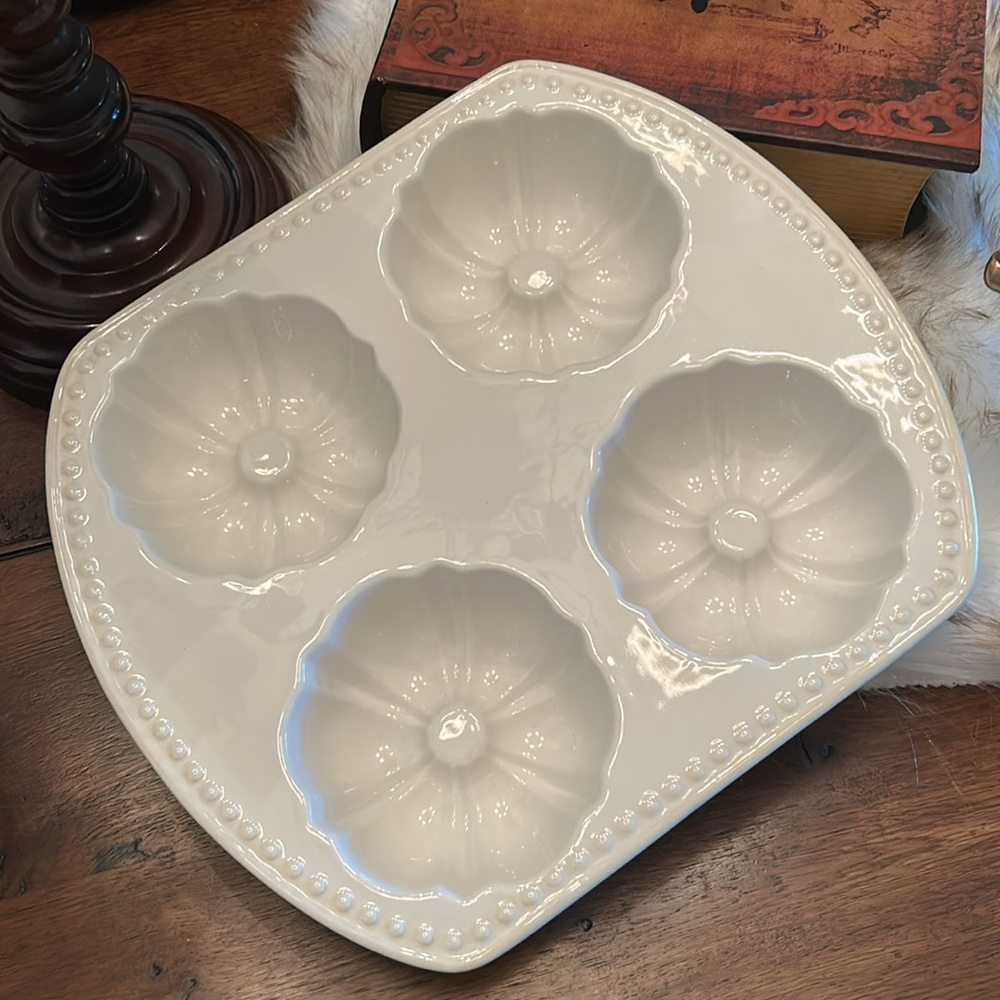 Princess House Ceramic Mini Bundt Cake Pan